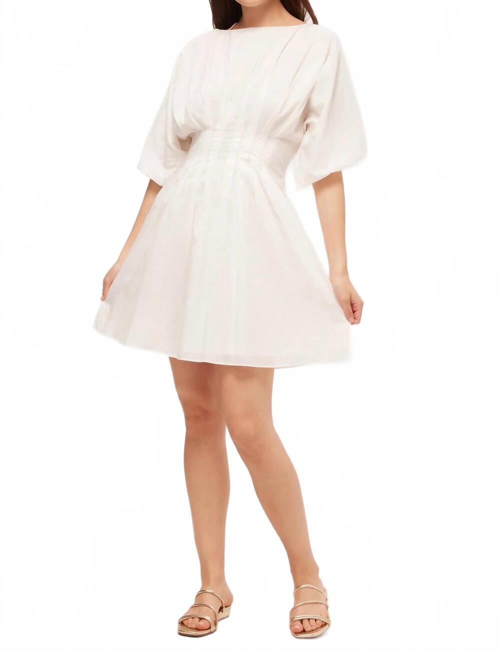 NEW TRINA TURK gian dress in white